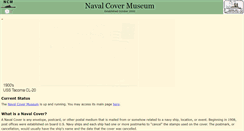 Desktop Screenshot of navalcovermuseum.org